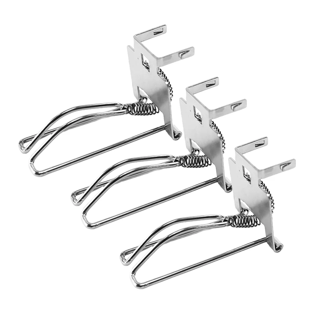 3 Pcs Cashier Box Clip Paper Clips Fixing Clamps Register Accessory Metal Money Tray Iron Supply Drawer Man