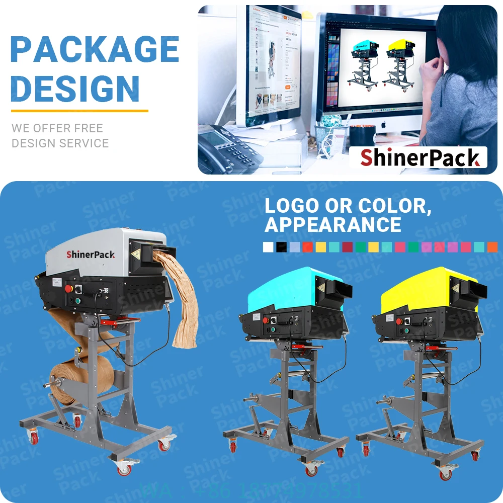 Máquina de papel bronceado especial Express de logística de embalaje, máquina de fabricación de almohadillas de papel Kraft de alta resistencia, llenado de amortiguación