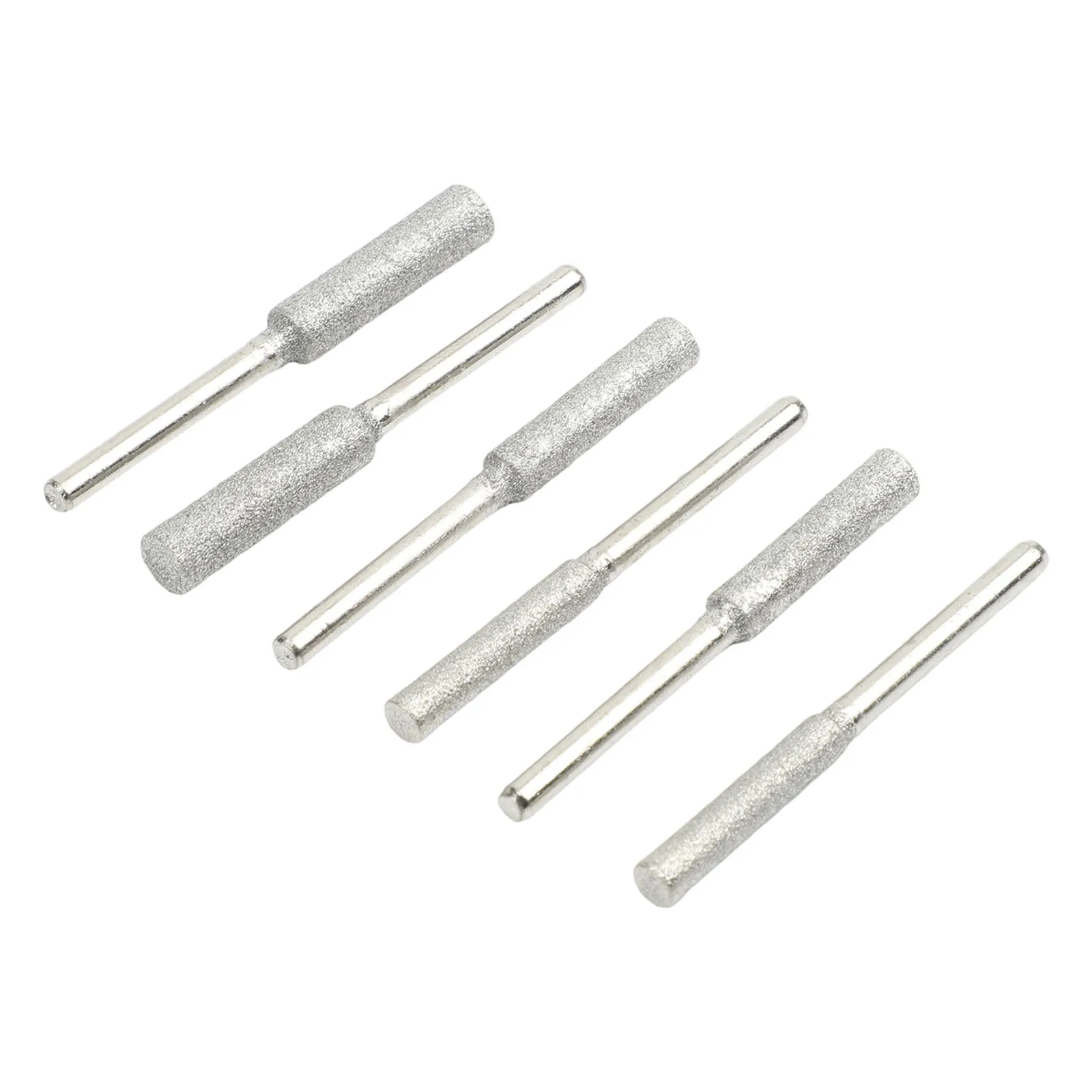 6 Pack Emery Chainsaw Sharpeners with 4mm 4 8mm 5 5mm Burr Sizes for Maintenance of Chainsaws and Polishing Multiple Materials