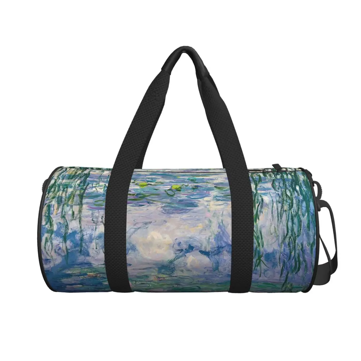 

Water Lilies Claude Monet Fine Art Large Duffle Gym Bag Multi-Functional Duffle Travel Bags Handbags Fitness bag