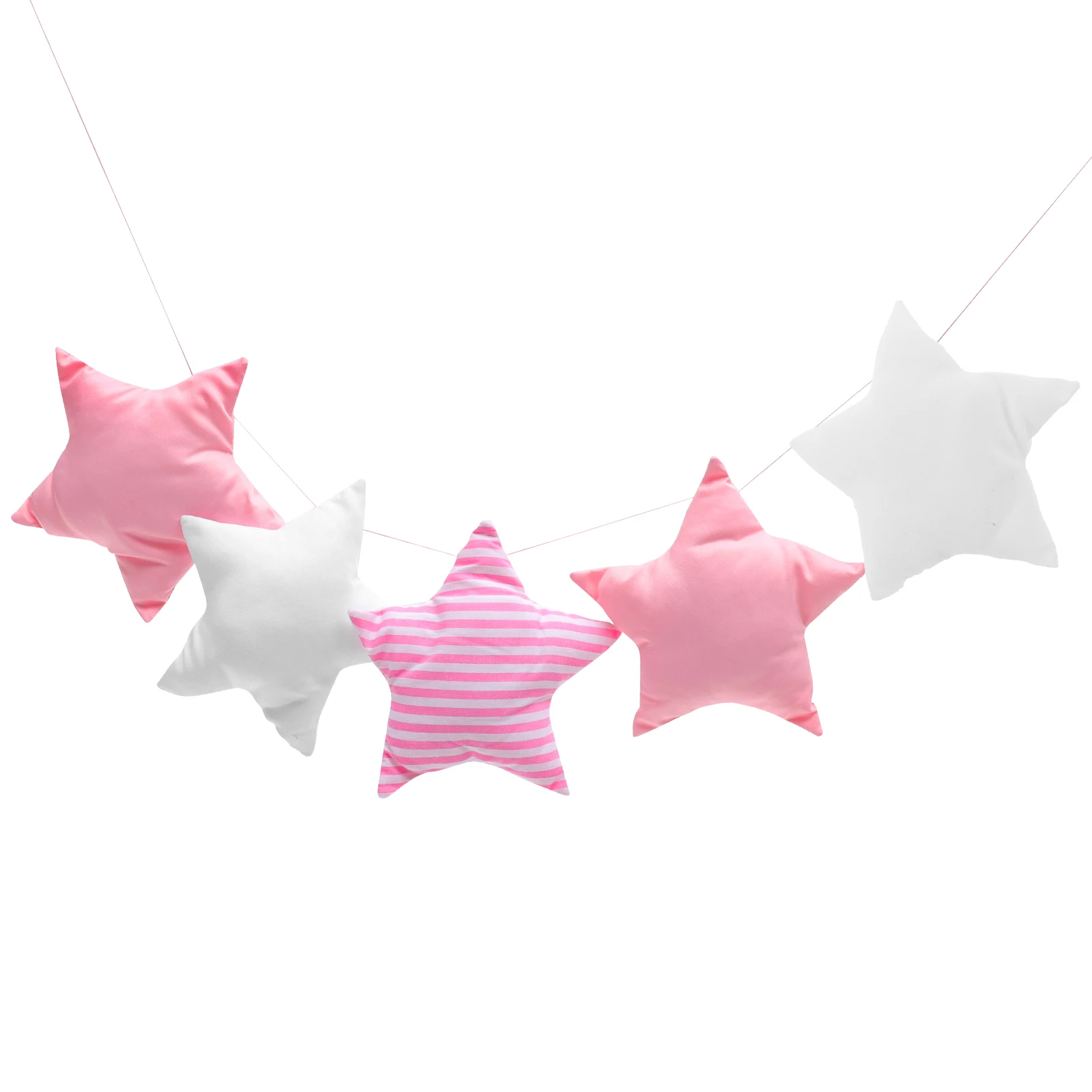 

Star String Home Wall Hanging Bedroom nament Festive Color Matching Garden Bed Hanging Star Pendant Decor Banner