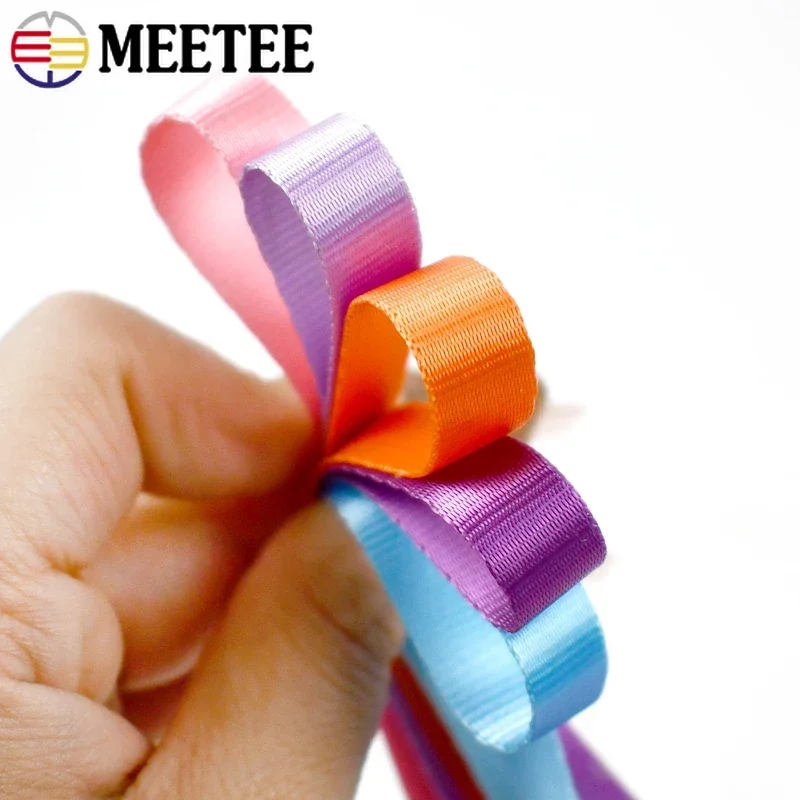 45Meters 10-20mm Nylon Webbing for Straps Bag By The Meter Belt Ribbon Bands Bias Tape Clothing DIY Sewing Accessories