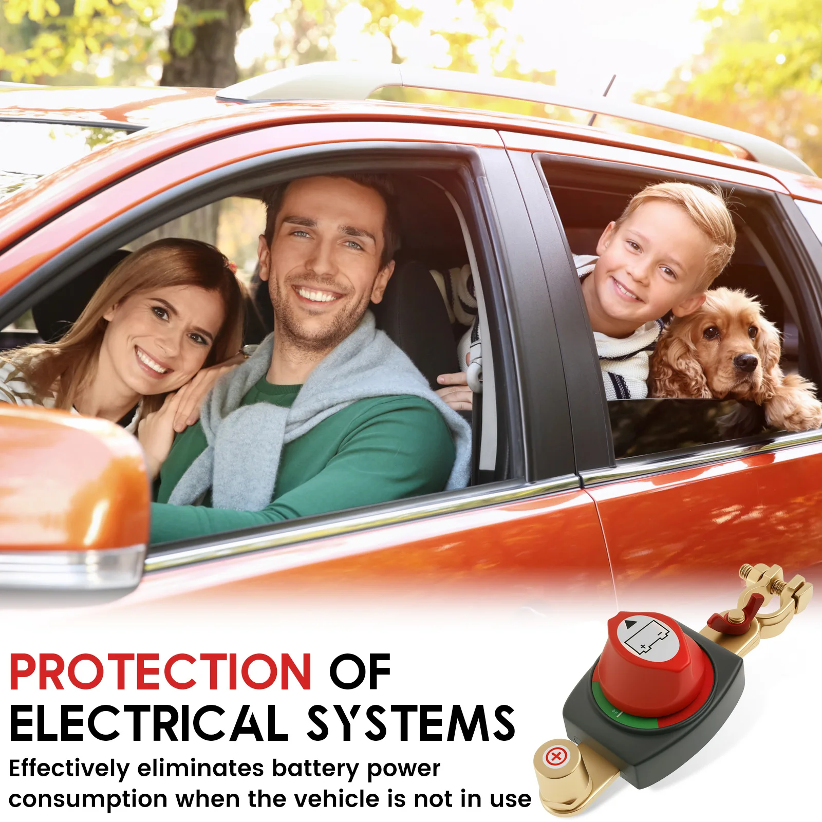 12-48 فولت بطارية مفتاح فصل مقاوم للماء ماستر قطع الطاقة المعزل الثقيلة 12 فولت تشغيل/إيقاف محطات النحاس للسيارات RV قارب #6