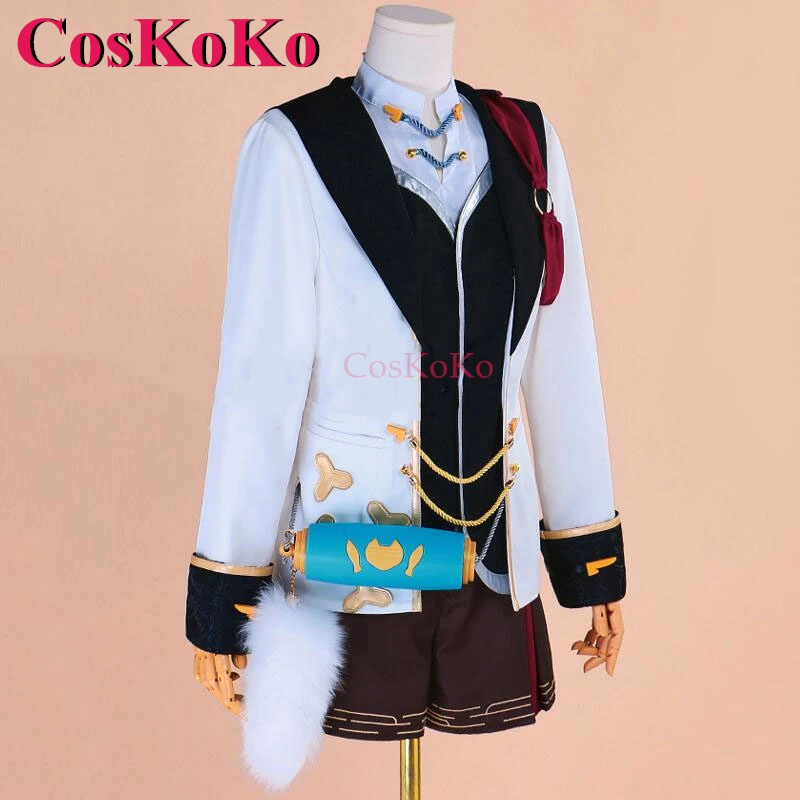 CosKoKo Jing Yuan Cosplay Game Honkai: Star Rail Costume The Littles Cat Series Lovely Outfit Halloween Party Role Play Clothing