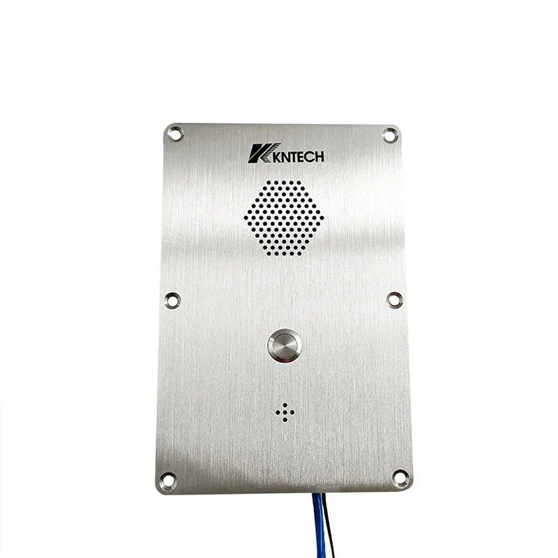 SUS304 Hands-free SOS IP Intercom POE Powered for Elevator, Metro, Parking Emergency Call KNZD-09