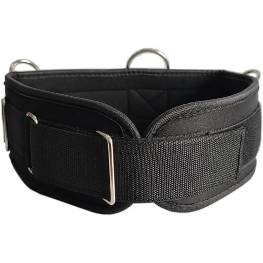 

Multi-Functional Training Belt with 5 Rings for Weightlifting, Resistance Training, and Load Carrying