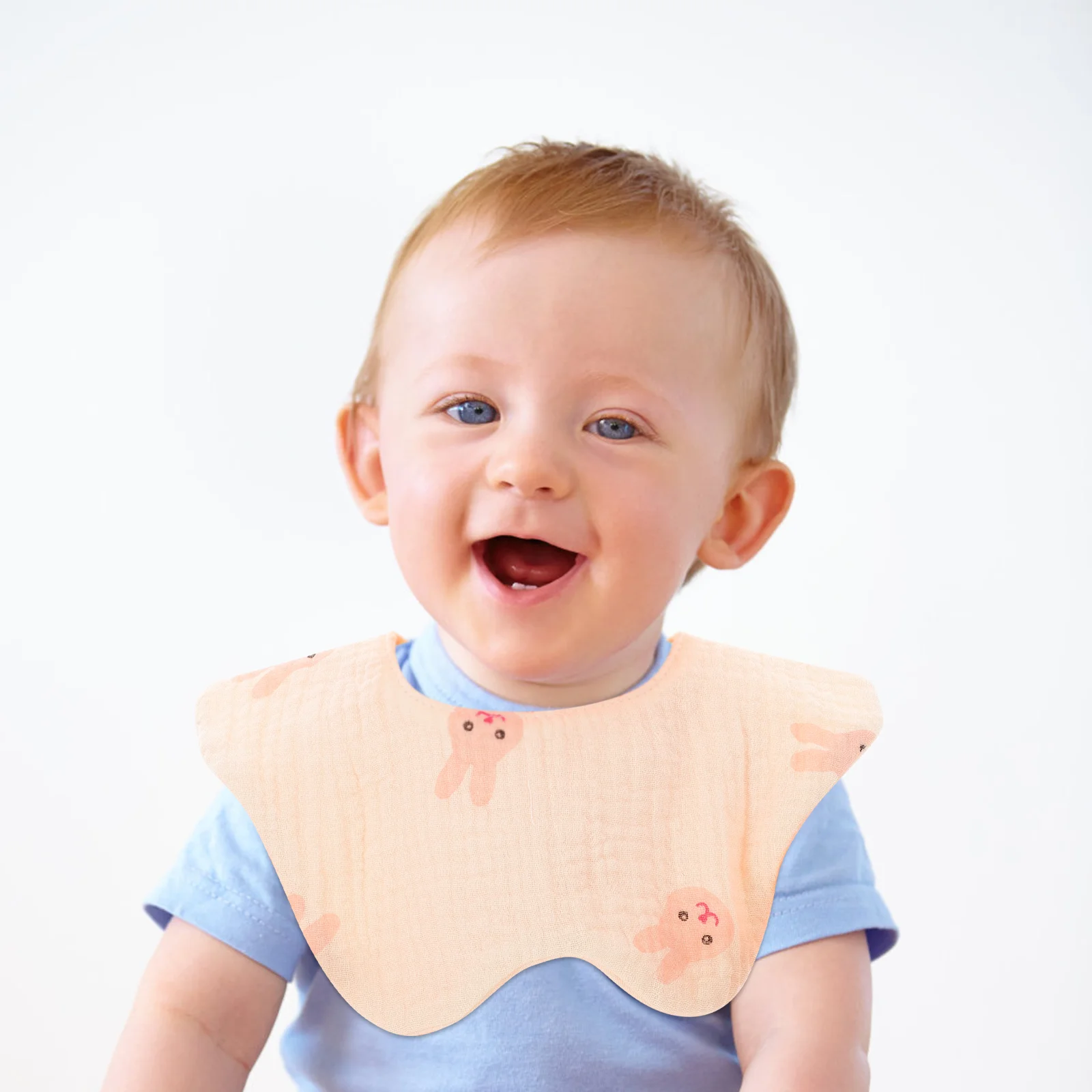Baberos de algodón puro para bebé, toallitas para Saliva, alimentación infantil, Dribble, 0-6 meses, 3050x2400x030cm, accesorios, muselina rosa