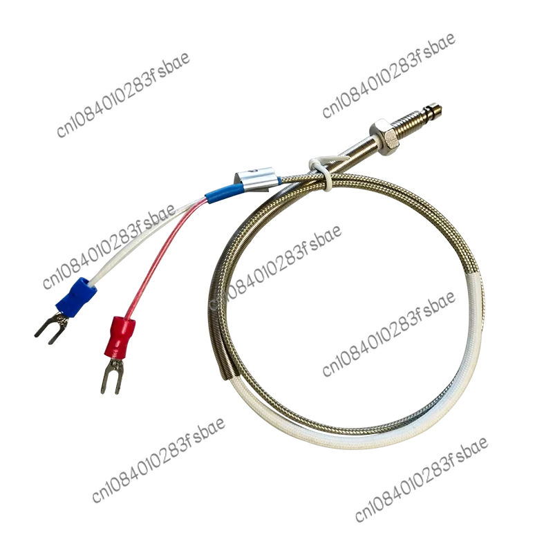 Temperature Sensor Thermocouple M6 Bolt-Style Thermocouple Temperature Sensor Temperature Probe Shielded Wire High Precision