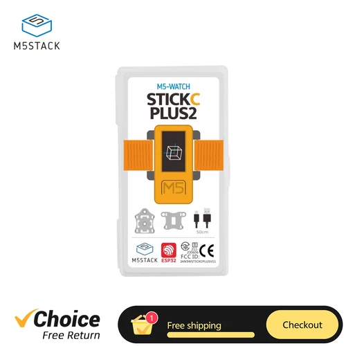 M5Stack M5StickC PLUS2 ESP32-PICO Mini IoT Kit de desarrollo IR y WiFi Controlador IoT de pantalla TFTScreen de 1,14 pulgadas