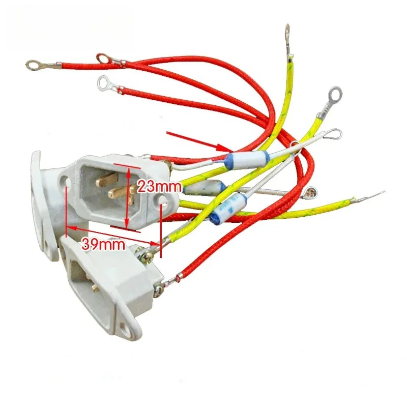 Electric rice cooker plug,multifunctional electric heating pot,electric frying pan,three hole pin mouth,power cord,socket s