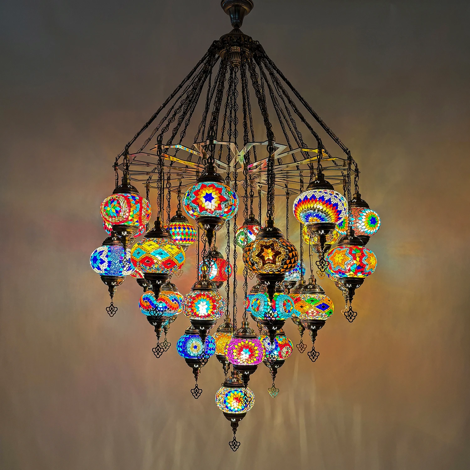 2025년 신제품 29헤드 1m 폭 터키 장식용 펜던트 - Restaurant Lighting Decoration 리뷰 및 가격