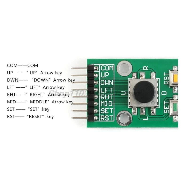 5PCS Modulo pulsante di navigazione a cinque direzioni MCU AVR Gioco 5D Rocker Joystick Tastiera indipendente per modulo joystick Arduino