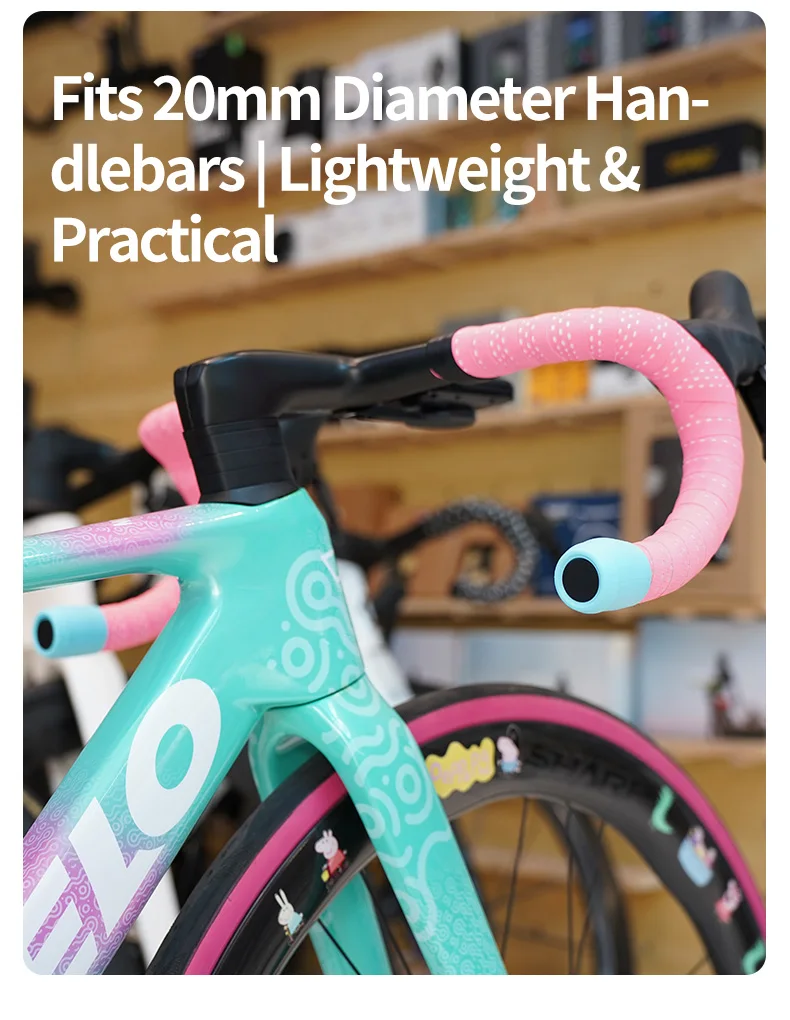 Fahrrad-Lenkerendstopfen Silikon-Schutzhüllen Mehrfarbig Staubdicht Passend für 20mm Rennrad-Lenker Teile Zubehör – Detail 6