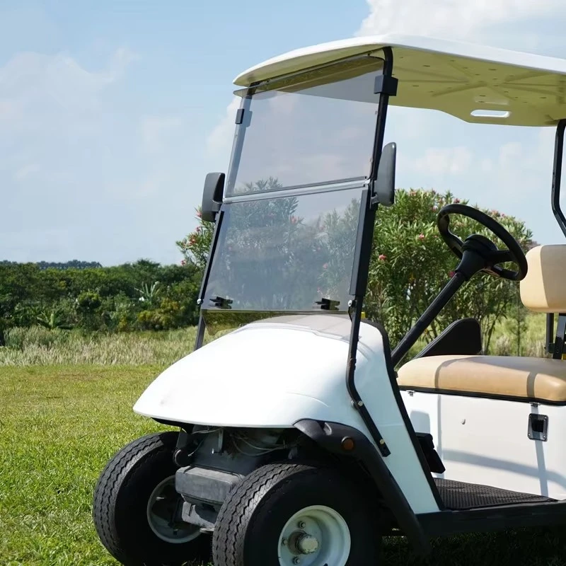 زجاج أمامي قابل للطي من Tawny مقاس 4 مم 5 مم لعربة الجولف EZ GO TXT