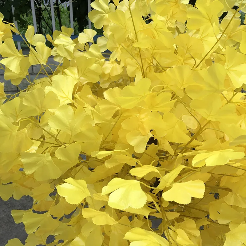 Ginkgo tree simulated flower simulated tree wedding home outdoor fake tree landscaping wish
