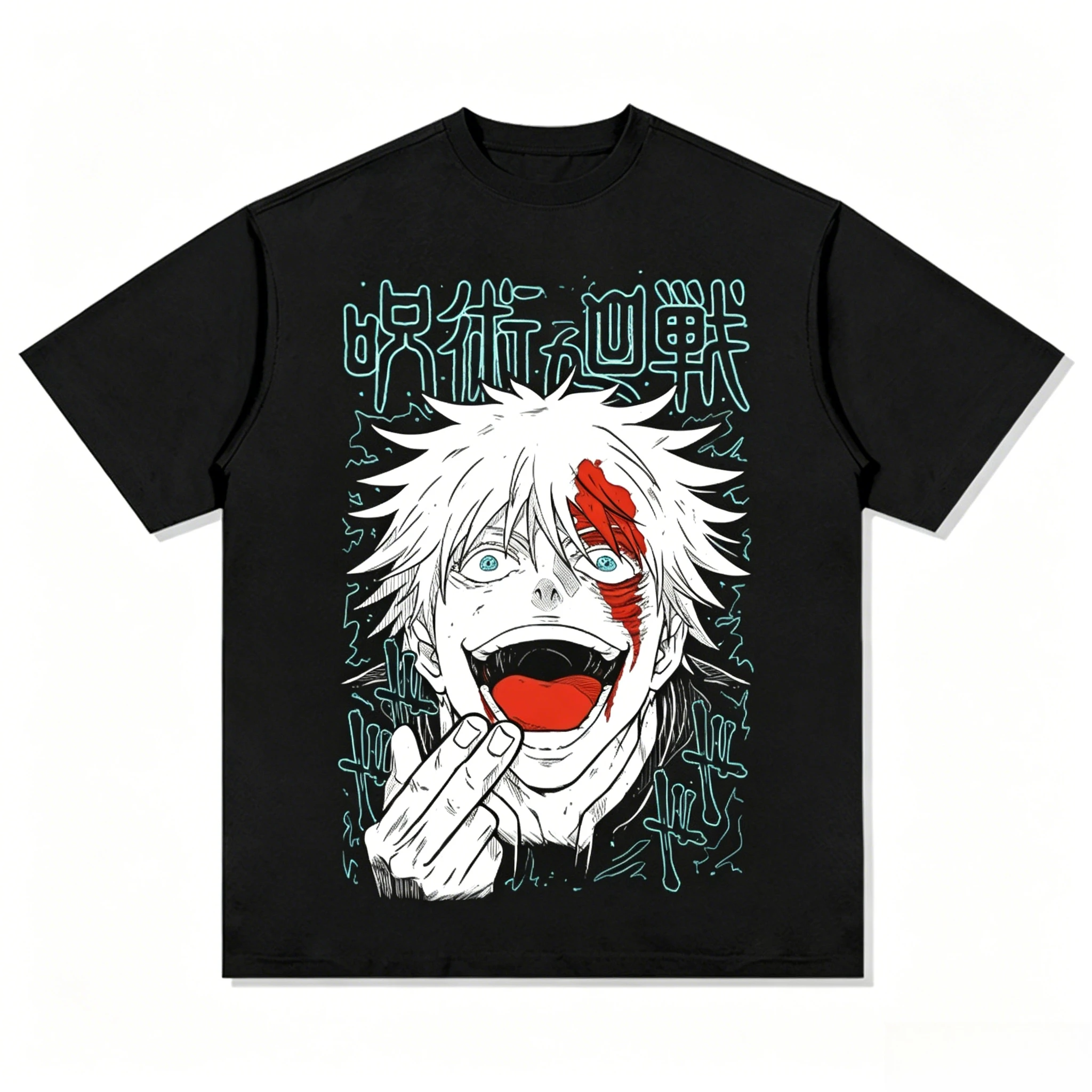 2026 Summer Jujutsu Kaisen Retro Cosplay T-shirt Men's Super Casual Cotton Printed Short-sleeved Unisex Children's Sports Shirt
