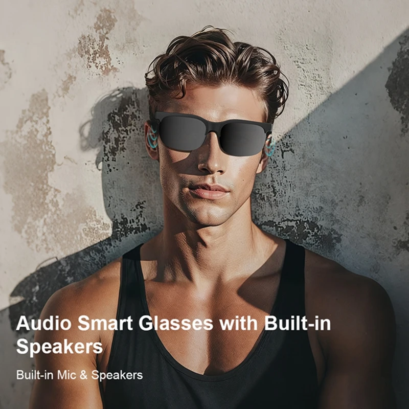 6K AI Smart Glasses Multifunctional Camera Bluetooth Call- Voice Assistant Music Player Translate Photochromic HD Glasses