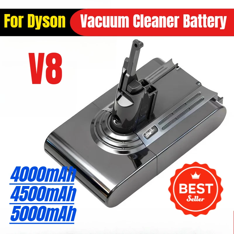 

21.6V 5000mAh For Dyson V8 Vacuum Cleaner Battery High-capacity Non-original Replacement Lithium Battery