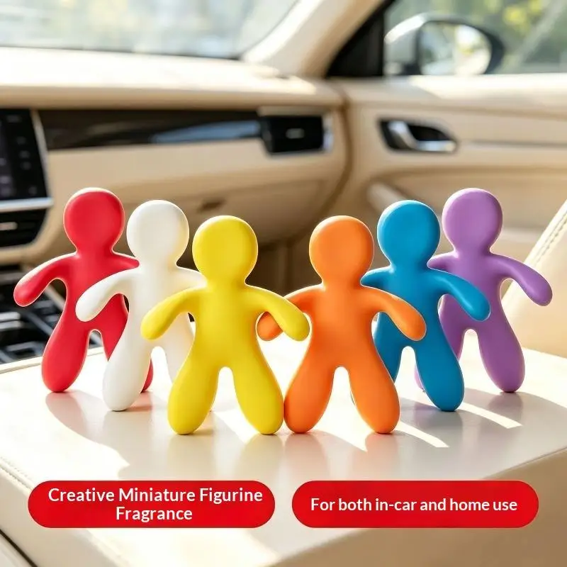 3D 3D Creative Little Elves Air Freshener Natural Fruit Fragrance Car Air Vent Outlet Solid Aromatherapy Fashion Cute Car Interior - Aliexpress Deal