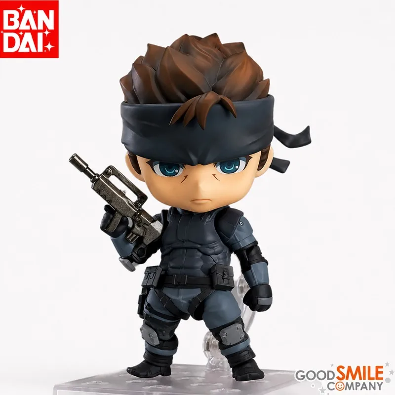 

In Stock Bandai Original Bandai Metal Gear Solid Solid Snake Action Figure Model Doll Brand New Boxed Anime Characters Toys