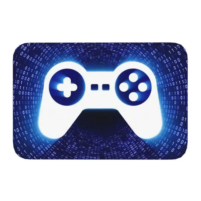 Video Game Gamer Controller Floor Door Kitchen Bath Mats Anti-Slip Outdoor Doormat Garden Entrance Rug Carpet Footpad