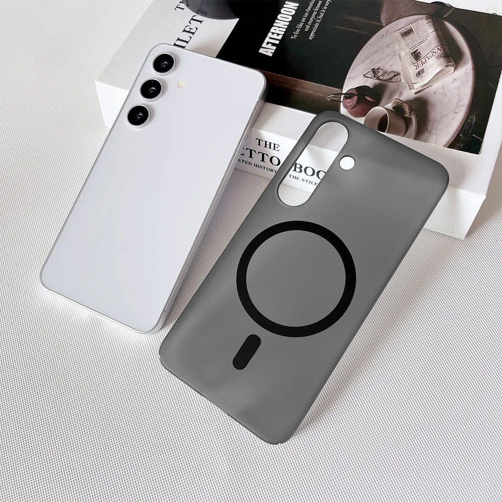Luxuriöse Matte Transparente Handyhülle für Magsafe für Samsung S25 Ultra S26 Ultra S24 Plus S23 A56 A57 A36 A37 Magnetische Hartschale – Detail 9