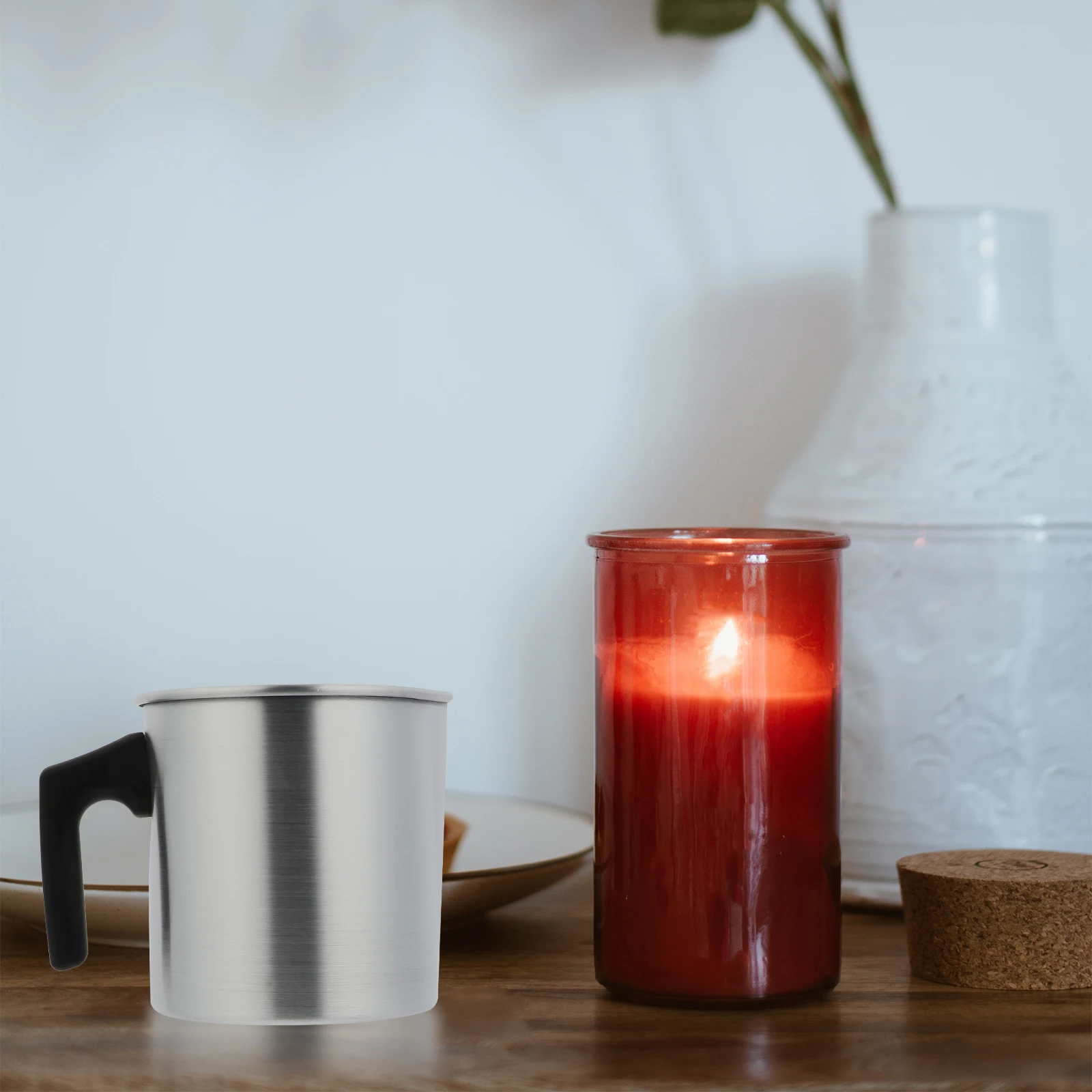 

Wax Melting Cup Making Container Alloy Plastic Pitcher Pouring Jug Dripless Spout Heat Conductivity DIY Tool Hardware