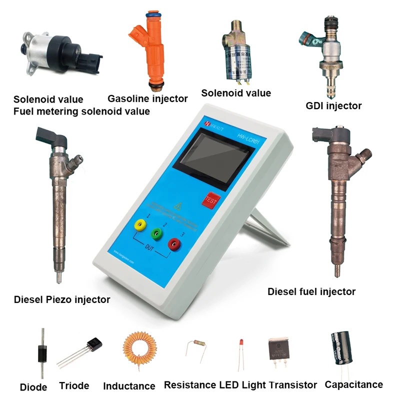 LCD Display Multi-meter Transistor Tester Diode Triode Capacitor Resistor Test Meter For Fuel Diesel Common Rail Piezo Injectors