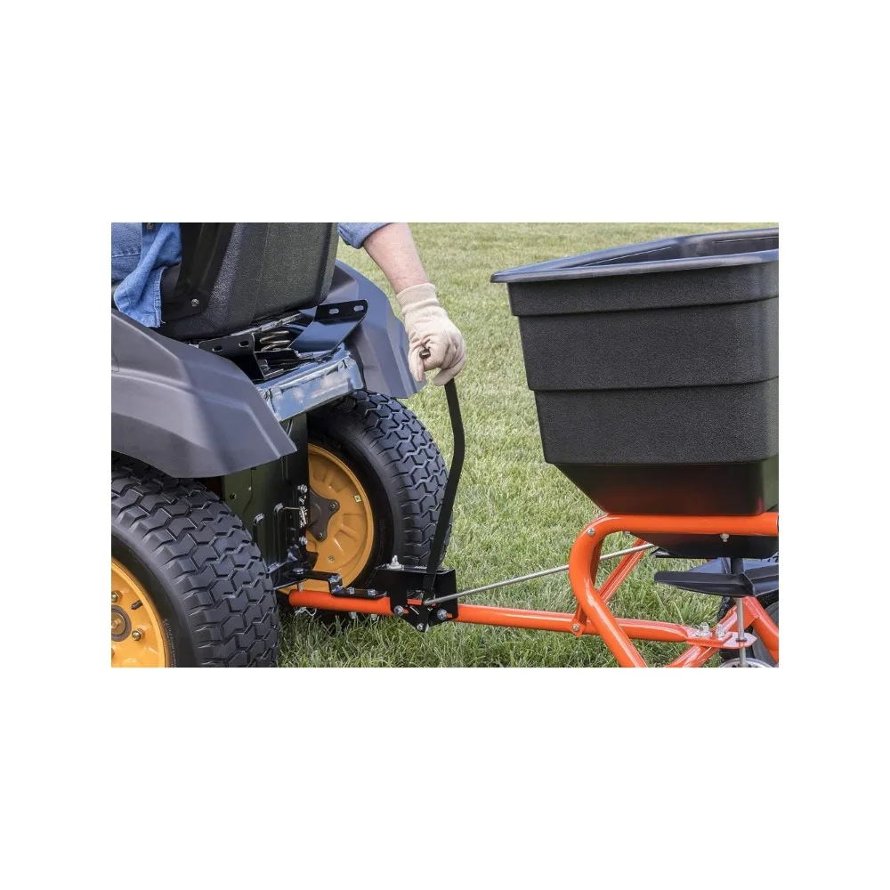 Inc 45-0547 185 lb. L & G Tow Broadcast Spreader, Orange