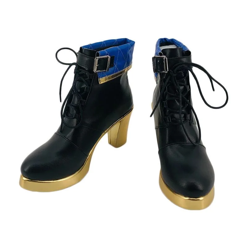 Hoshimachi Suisei Schuh Cosplay Anime Schuhe Frauen PU Leder Stiefel