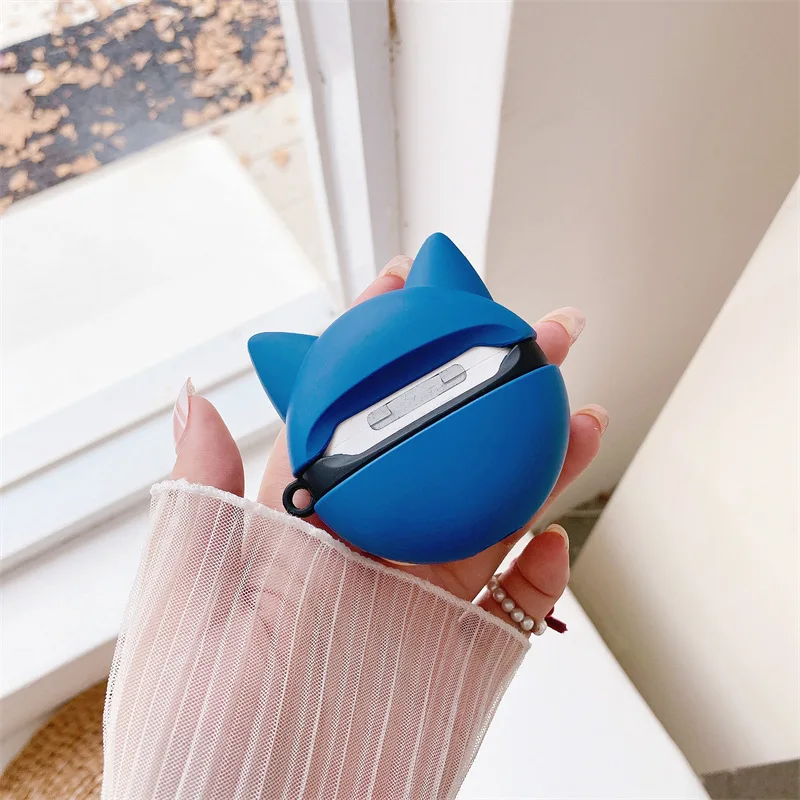 Cute Cartoon Sprite Ball Case for AirPods Pro2 Airpod Pro 1 2 3 Bluetooth Earbuds Charging Box Protective Earphone Case Cover