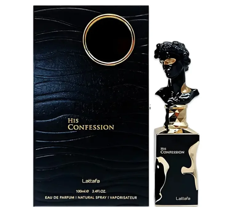 

Lattafa His Confession for Men Eau de Parfum Spray, 3.4 Ounce / 100 Ml