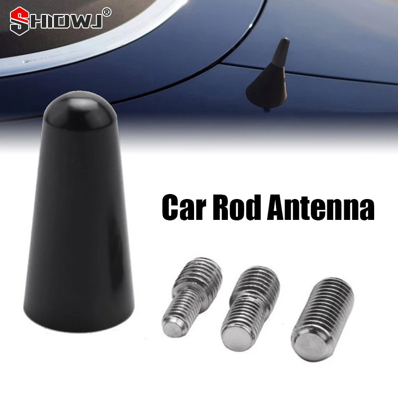 Antenna 3 Cm with M6/M5/M4 thread adapter Roof Antenna Short Pole Antenna Car Pole Antenna Short Adapter Radio Foot