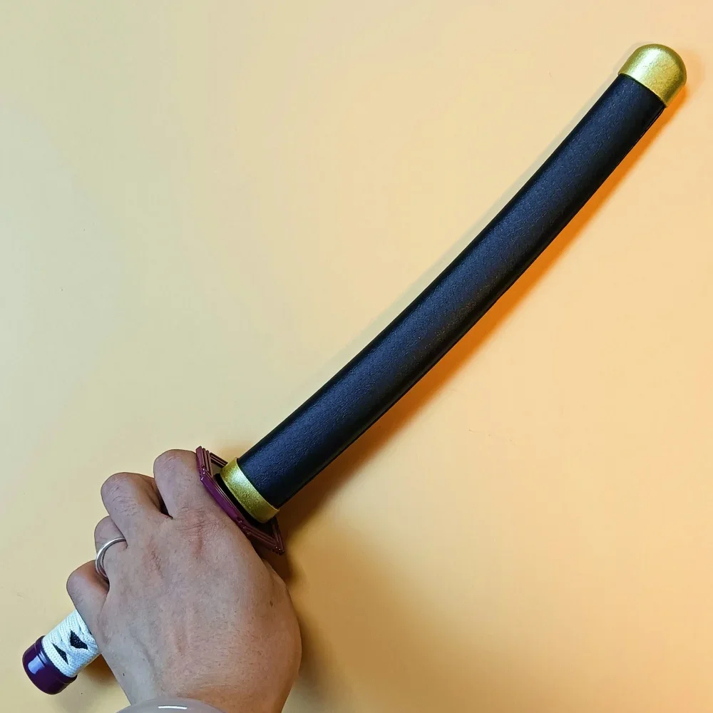 16 polegada 42cm katana anime cosplay prop ninja faca samurai faca de plástico ninja sabre espada real japonês katana unsharp brinquedo presente