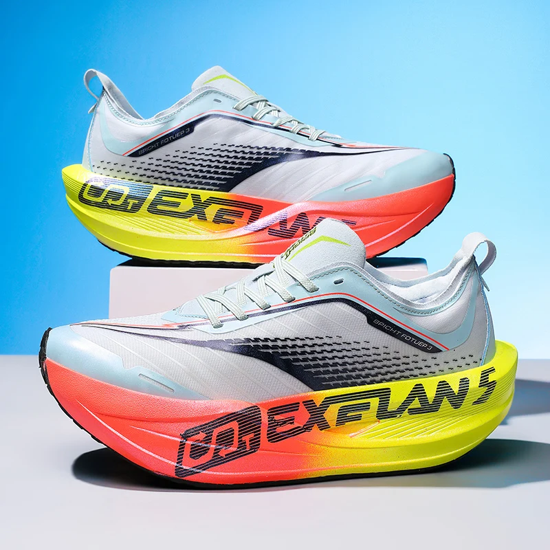 Unisex Ultra‑Light Athletic Running Shoes Fly‑Mesh Breathable Super‑Elastic Shock Absorbing Training Sneakers Size 35‑45