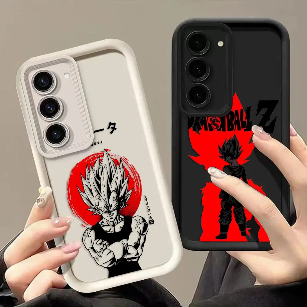 Phone Case For Samsung A13 A14 A15 A16 A17 A22 A23 A26 A27 A32 A51 A52 A53 A55 A56 A57 A72 A73 A54 Cover Dragon Ball Goku Vegeta