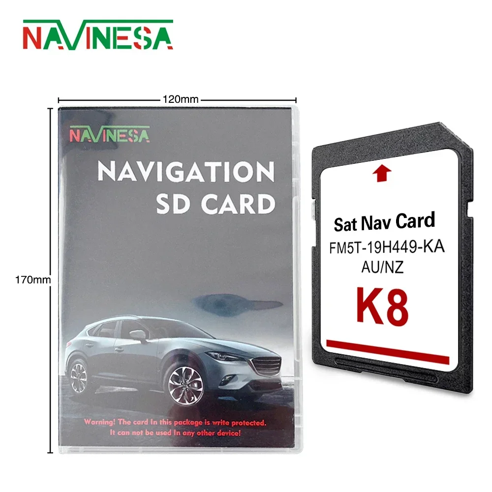 Naving Cid SD Card Gps for Ford K8 SYNC2 Custom Card Update Map Cover Country Austrial New Zealand