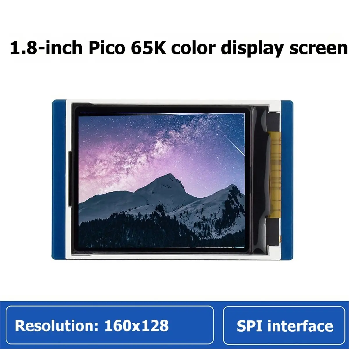 TOP! For Raspberry Pi Pico 1.8 Inch Pico LCD Display Module 160x128 TFT Screen 65K RGB Color SPI Interface ST7735S Driver