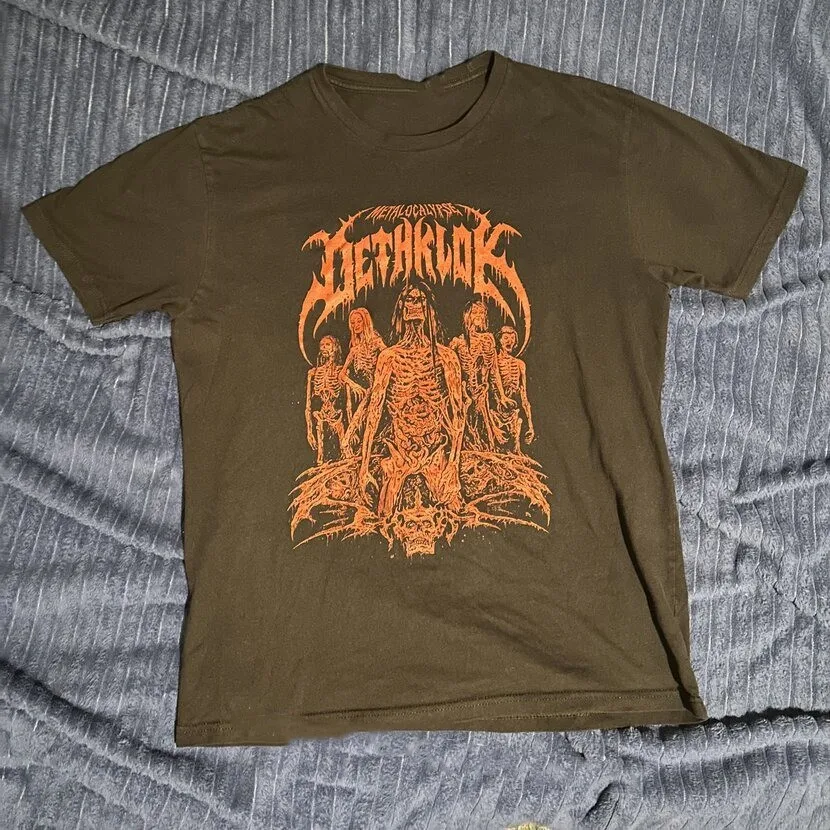 Hot Popular Dethklok Rock Music Band Black S to 5XL Shirt SG331