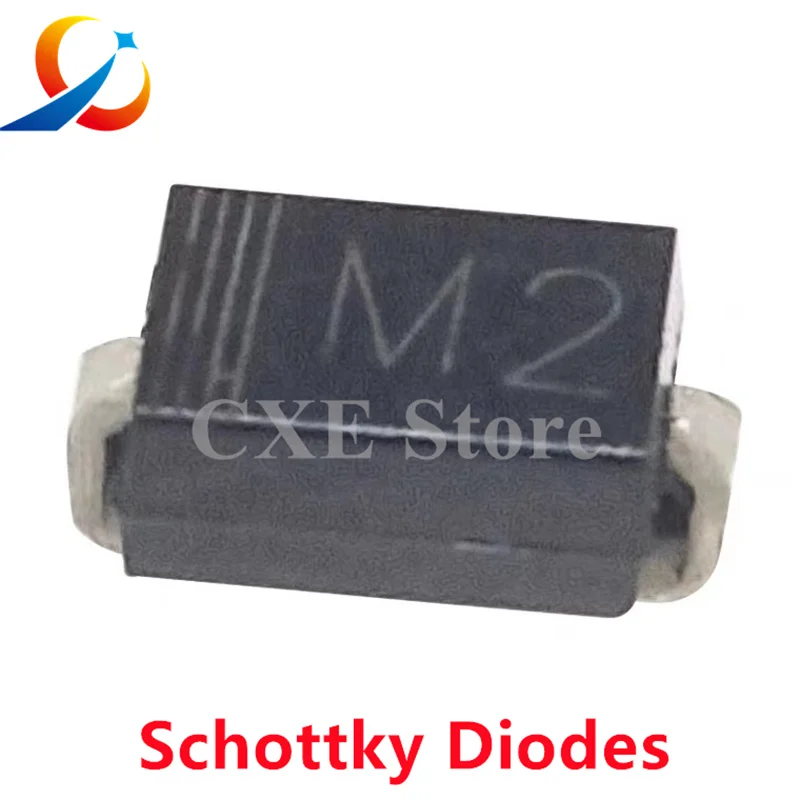 100PCS Rectifier Diode M1 M4 M7 SS12 SS14 SS16 SS24 SS34 SS36 SS110 SS210 SS310 US1M RS2M RS1M ES1D ES1J DO-214AC Schottkydiodes