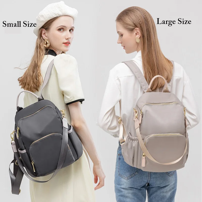 Mochila informal para mujer, bolso escolar de moda para niña, bolso de viaje para mujer, bolso Oxford para mujer