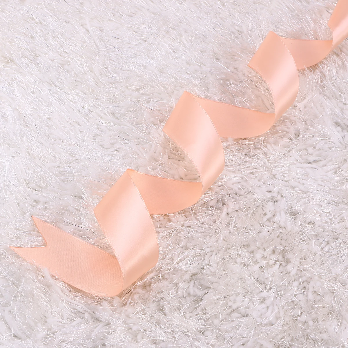 

2Pcs Flower Girl Sash Belt Headband Set Rhinestone Satin Ribbon Wedding Maternity Photo Prop Beige