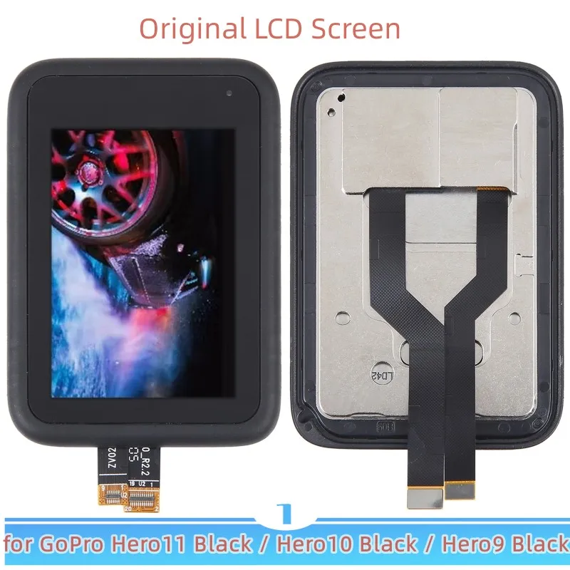 

Original LCD Screen for GoPro Hero11 Black/Hero10 Black/Hero9 Black Digitizer with Frame Front Housing Display Frame Bezel Plate