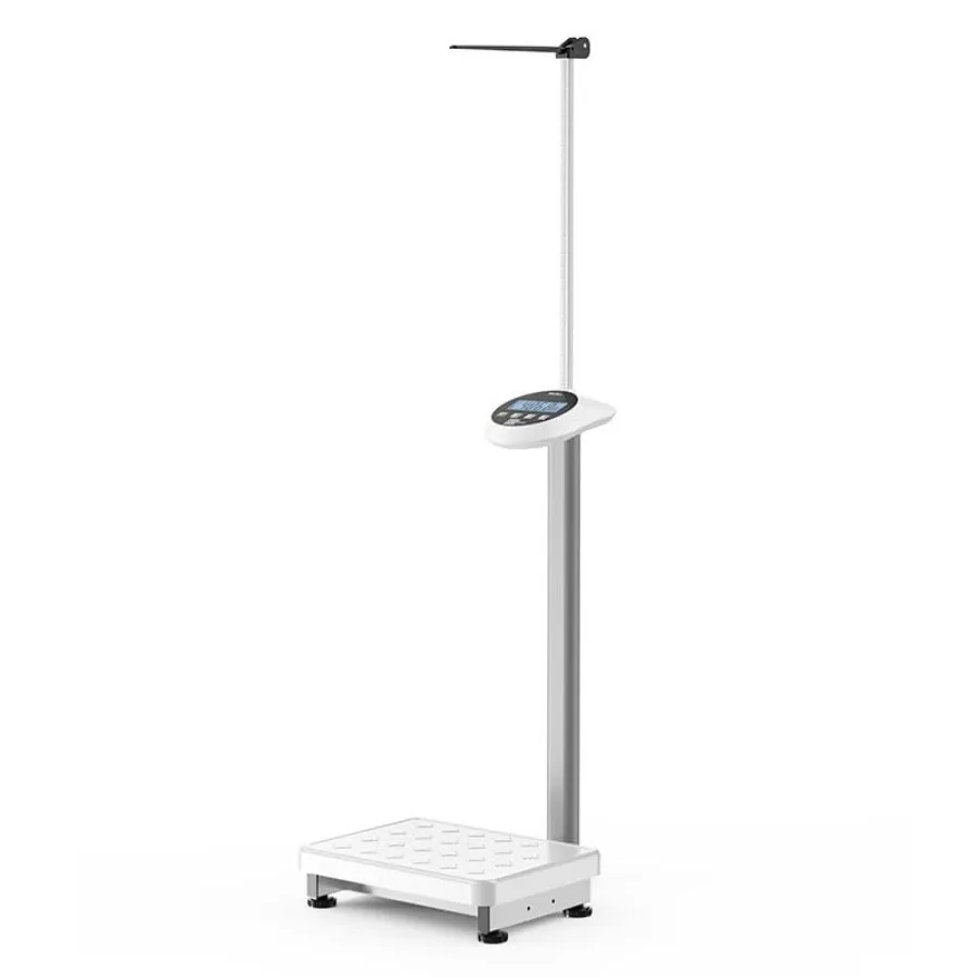 Digital Healthcare Scale with Height Measurement Rod, Medical Body Weight Scale Economy Physician Scale Weight Capacity 440 lbs