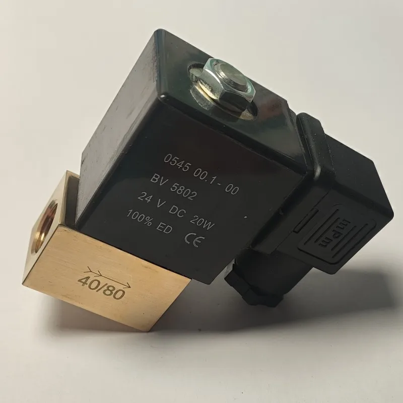 صمام لولبي 80bar High Pressure Solenoid Valve 2 Way 1/4 3/8 1/2 BSP 12V 24V DC AC220V Normal Close JT22-02 Direct Acting Brass Valv الهواء المضغوط — تفصيل 4