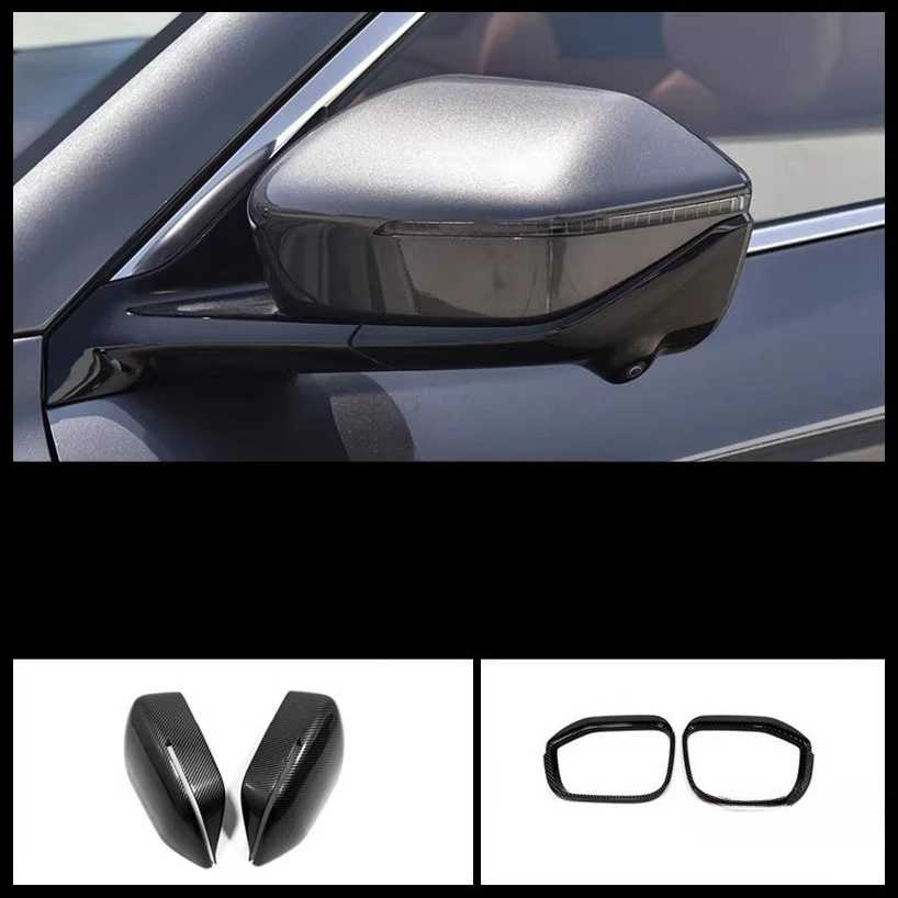 

For Changan CS75 plus 2025 ABS rearview mirror protective cover reverse mirror shell rain eyebrow decorative frame