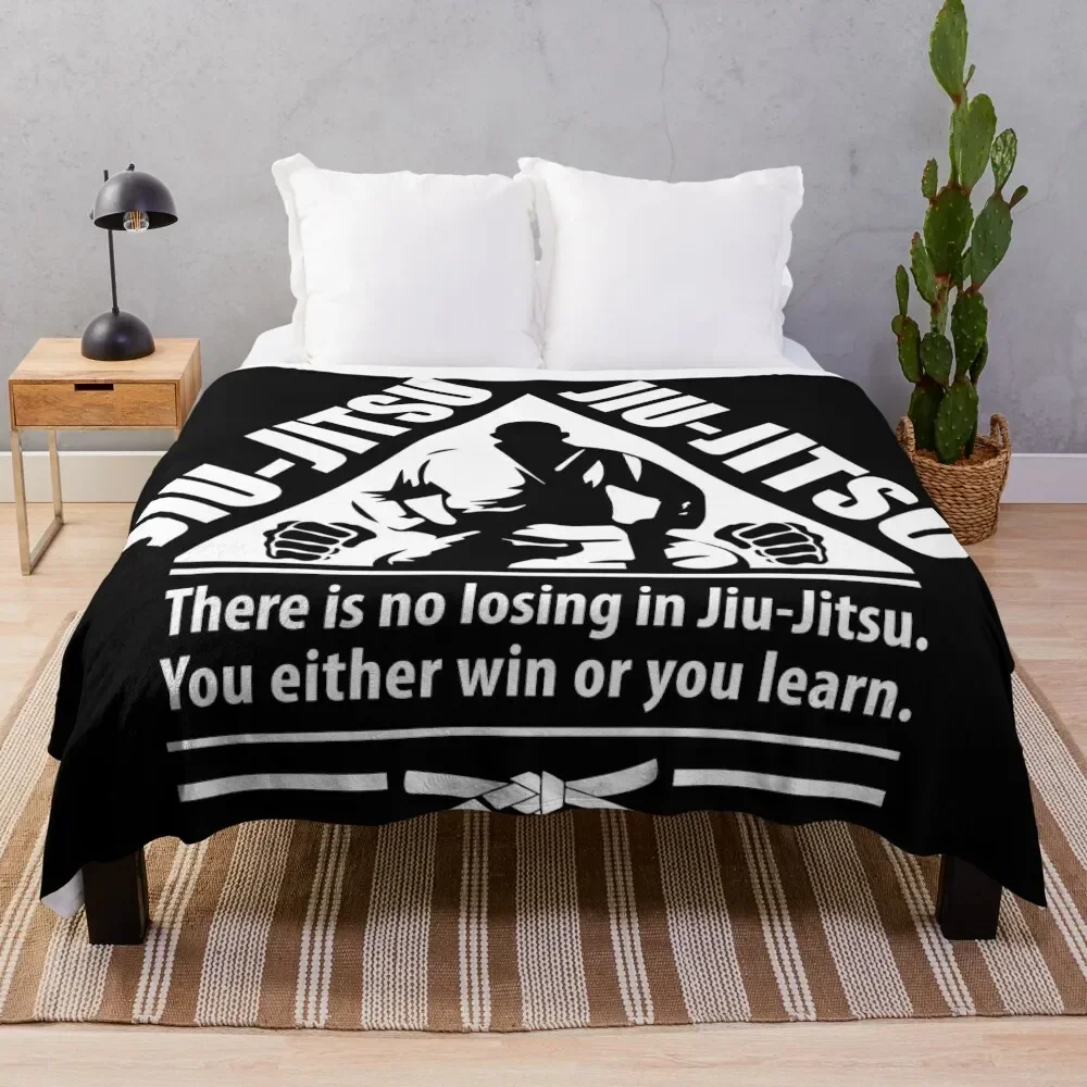 Jiu-Jitsu Throw Blanket Camping Personalized Gift Hairys Blankets