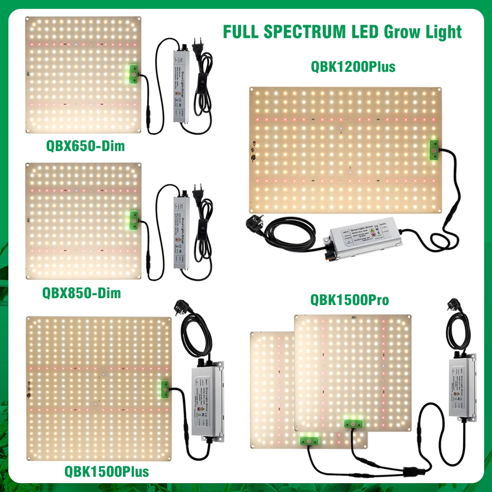 Dimmable Full Spectrum LED Grow Light LM281B Chip Quantum Lamp 65W 85W 120W 150W Lamp For Plant With VEG/BLOOM Mode