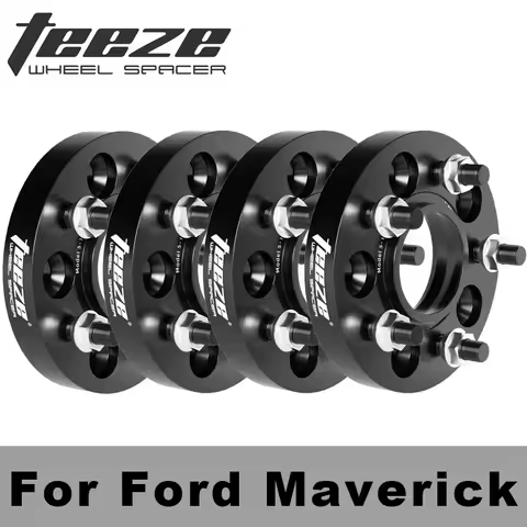 2/4PCS 5X108 CB 63.4 / 5X114.3 CB 67.1 For Ford Maverick Flange Plate T6-7075 Wheel Spacers Aluminum Hub widened Adapter