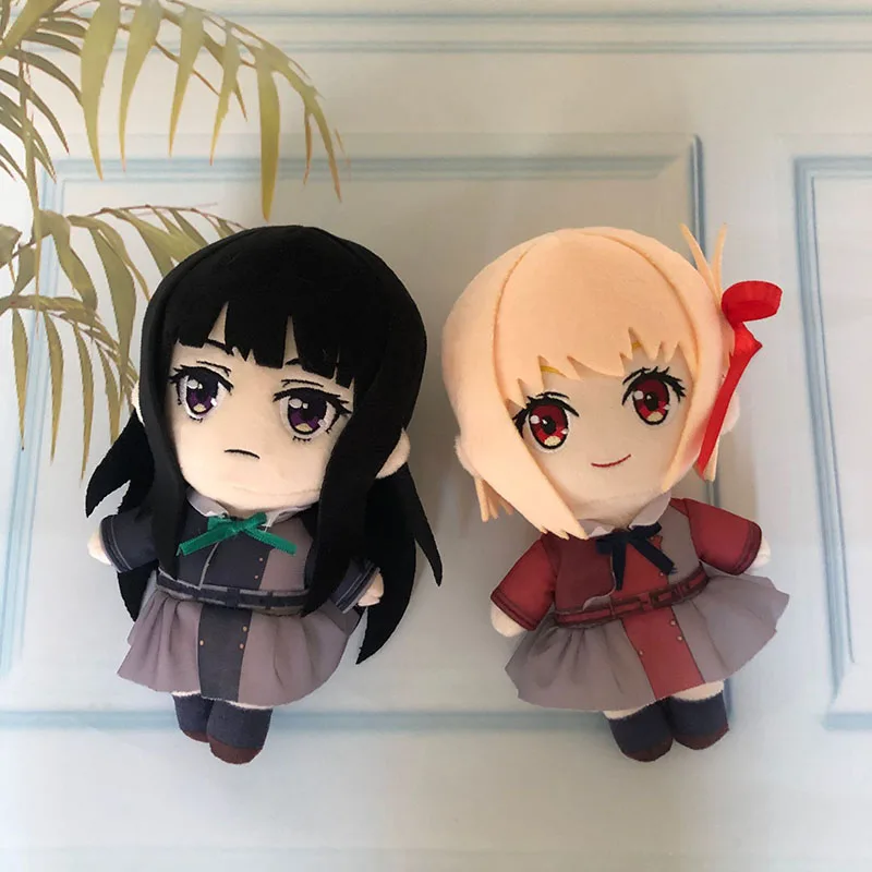 Anime Game Lycoris Recoil Nishikigi Chisato Inoue Takina Soft Stuffed Doll Kawaii Cartoon Plushie Toy Cute Kids Christmas Gift